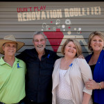 Asbestos Awareness Month 2015 - Brisbane Don and Julie Sager with Don Burke OAM and Hetty Johnston