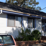 The cladding on this home covers original fibro. Before drilling, dismantling or cutting cladding be sure you know what may be hiding underneath. AAG-Dwellings-035
