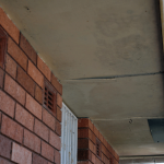 Loose or damaged sheet fibro under eaves is a hazard if it falls or breaks. AAG-HAZ-01