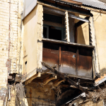 Fire damage to asbestos sheeting can cause the asbestos to become friable with the potential to release damaging fibres into the atmosphere. AAG-HAZ-07