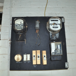 Asbestos can be found in the Zelimite backing board of fuse boxes in electrical power boxes. AAG-Prod-Loc20