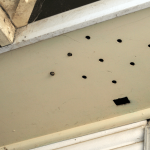 Asbestos can be located under eaves - on brick, fibro and weatherboard homes AAG-Prod-Loc58