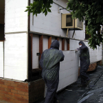 Asbestos removal of fibro sheet. Photo courtesy of Holroyd City Council AAG-Removal-02