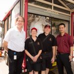 NT WorkSafe Chris Wicks, Karen Wicks, Geoff Wicks and Peter Chan (NT WorkSafe).