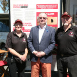 Geoff and Karen Wicks with Asbestos Awareness Website Developer Mark de Raad of i-nex.