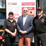 Geoff and Karen Wicks with Asbestos Awareness Website Developer Mark de Raad of i-nex.