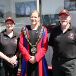 City of Charles Sturt Mayor Angela Evans with Geoff and Karen