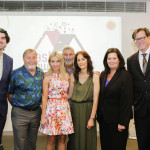 Dr Anthony Linton, Mayor Greg Cummings, Cherie Barber, Serafina Salucci, Anita Anderson and Peter Dunphy at the Sydney Launch of Asbestos Products Database & Asbestos In The Home Video