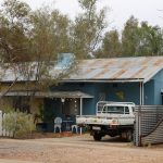Fibro house in outback Australia