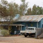Fibro house in outback Australia