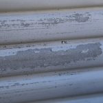 Peeling Paint - fibro exposed