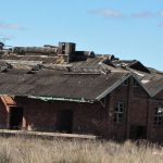 Corrugated asbestos cement roofing