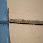 Exposed ACM sheet with broken joiner