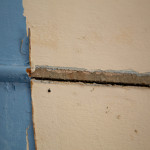 Exposed ACM sheet with broken joiner