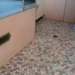 Tilux bath surround and floor tiles